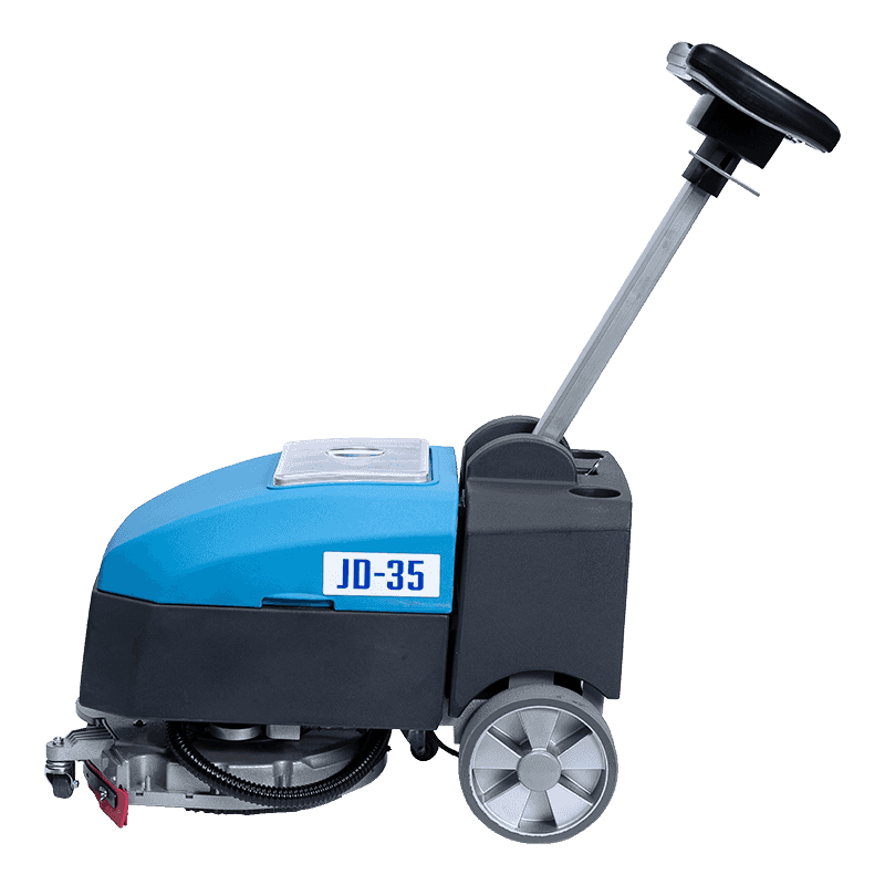 JD35 Fregadora de pisos comercial mini plegable de arrastre manual
