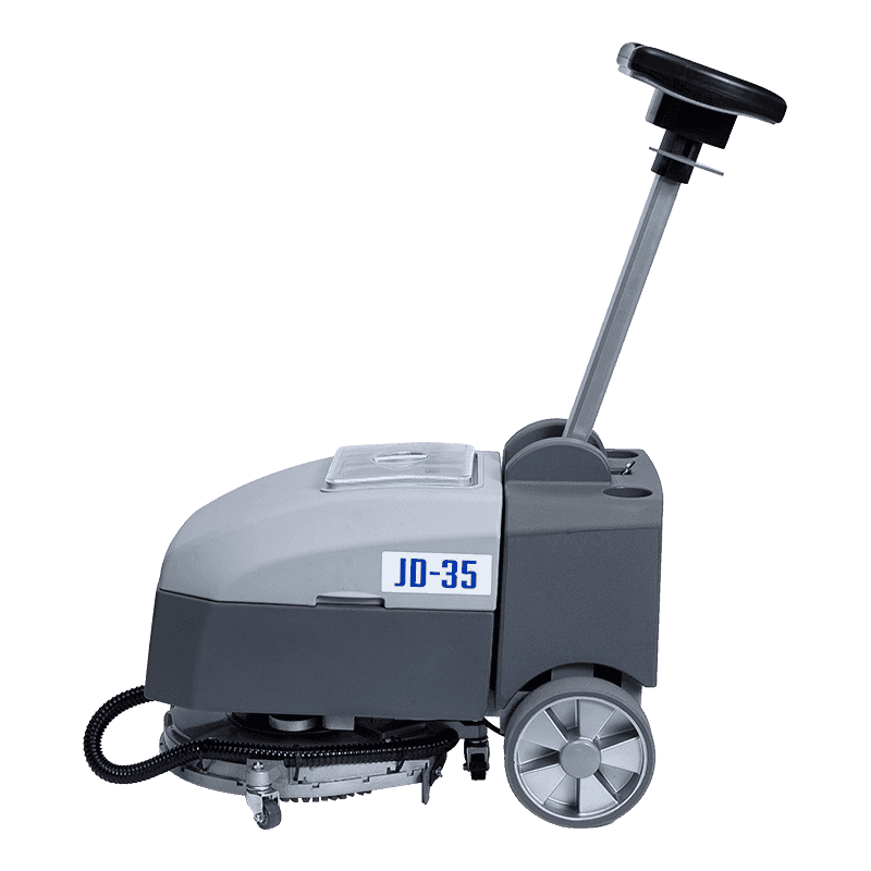JD35 Fregadora de pisos comercial mini plegable de arrastre manual