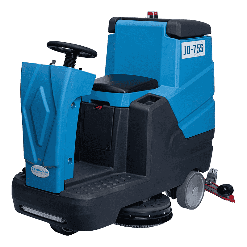 JD75S Fregadora de pisos de tamaño medio con conductor y doble cepillo