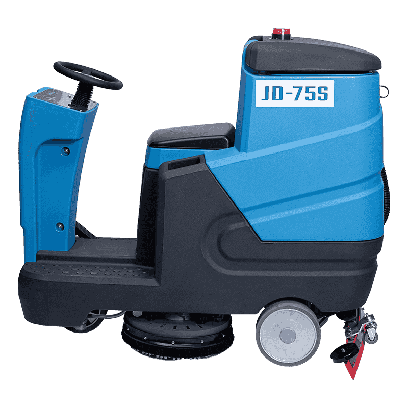 JD75S Fregadora de pisos de tamaño medio con conductor y doble cepillo