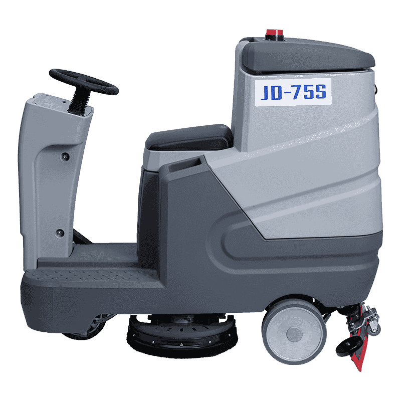 JD75S Fregadora de pisos de tamaño medio con conductor y doble cepillo