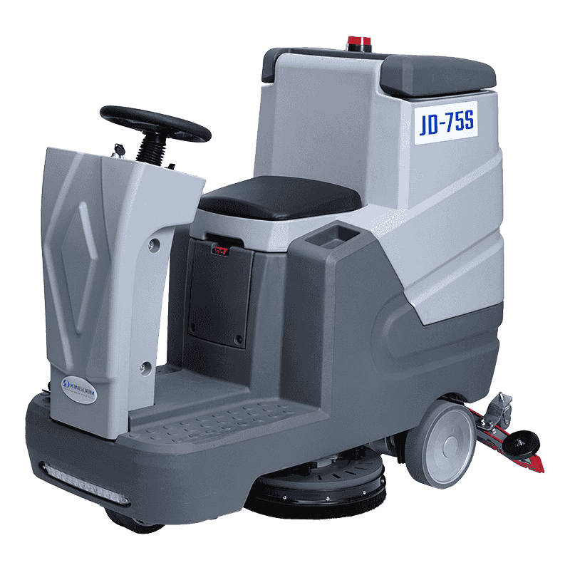 JD75S Fregadora de pisos de tamaño medio con conductor y doble cepillo