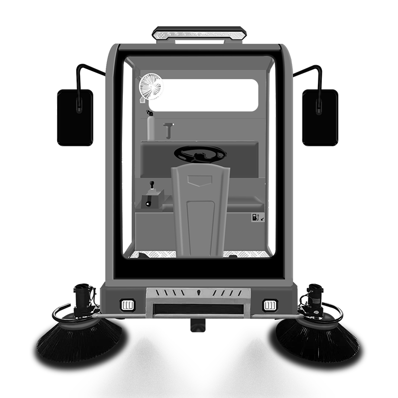 S24 Barredora con conductor a bordo, pantalla LED trasera y bomba de alta presión de 1500 W